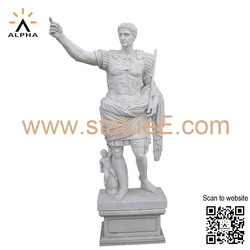 Roman emperor statue